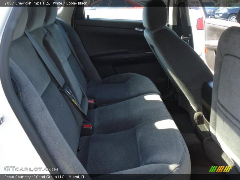 White / Ebony Black 2007 Chevrolet Impala LS