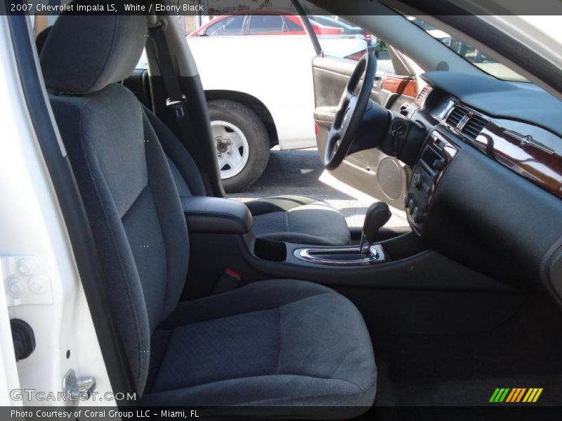 White / Ebony Black 2007 Chevrolet Impala LS