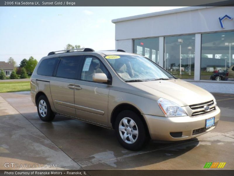 Sunset Gold / Beige 2006 Kia Sedona LX