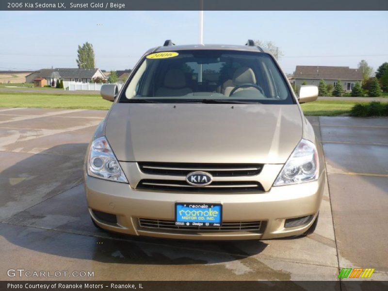 Sunset Gold / Beige 2006 Kia Sedona LX