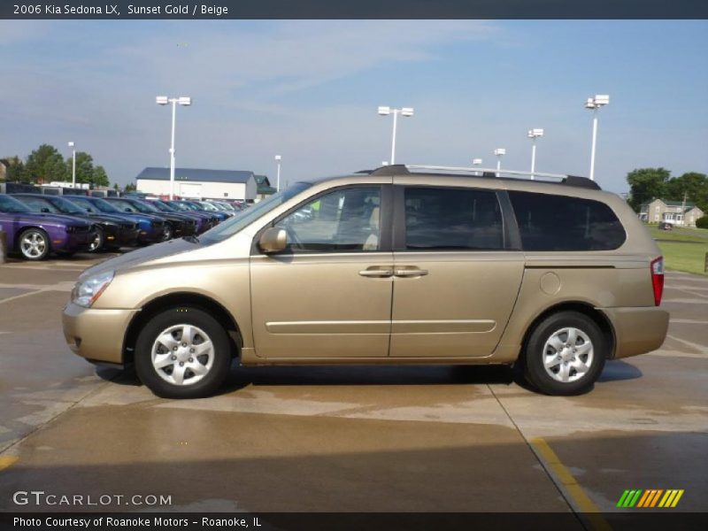 Sunset Gold / Beige 2006 Kia Sedona LX