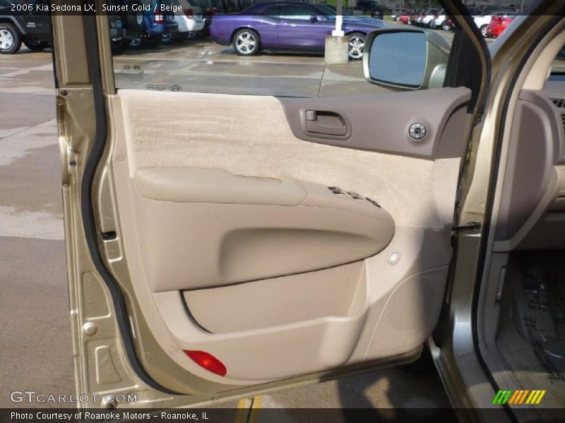Sunset Gold / Beige 2006 Kia Sedona LX