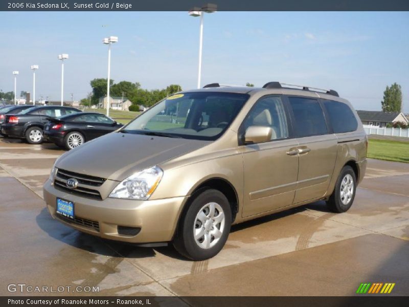 Sunset Gold / Beige 2006 Kia Sedona LX
