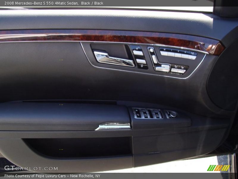 Black / Black 2008 Mercedes-Benz S 550 4Matic Sedan