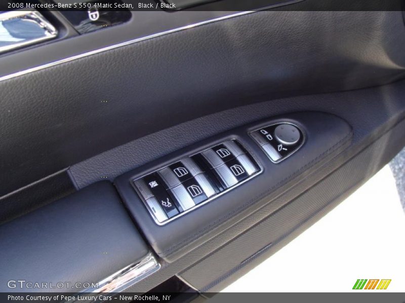 Black / Black 2008 Mercedes-Benz S 550 4Matic Sedan