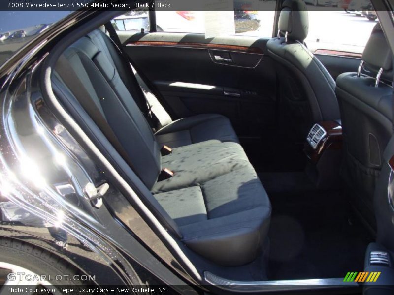 Black / Black 2008 Mercedes-Benz S 550 4Matic Sedan
