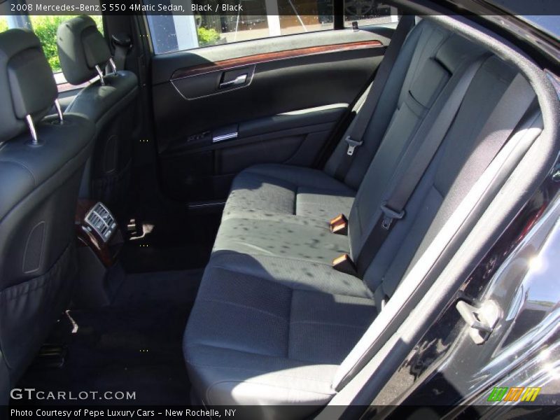 Black / Black 2008 Mercedes-Benz S 550 4Matic Sedan