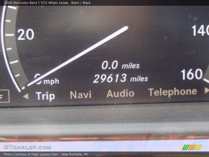 Black / Black 2008 Mercedes-Benz S 550 4Matic Sedan