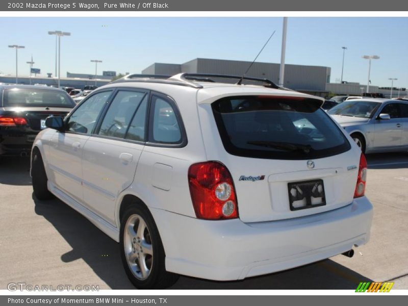 Pure White / Off Black 2002 Mazda Protege 5 Wagon