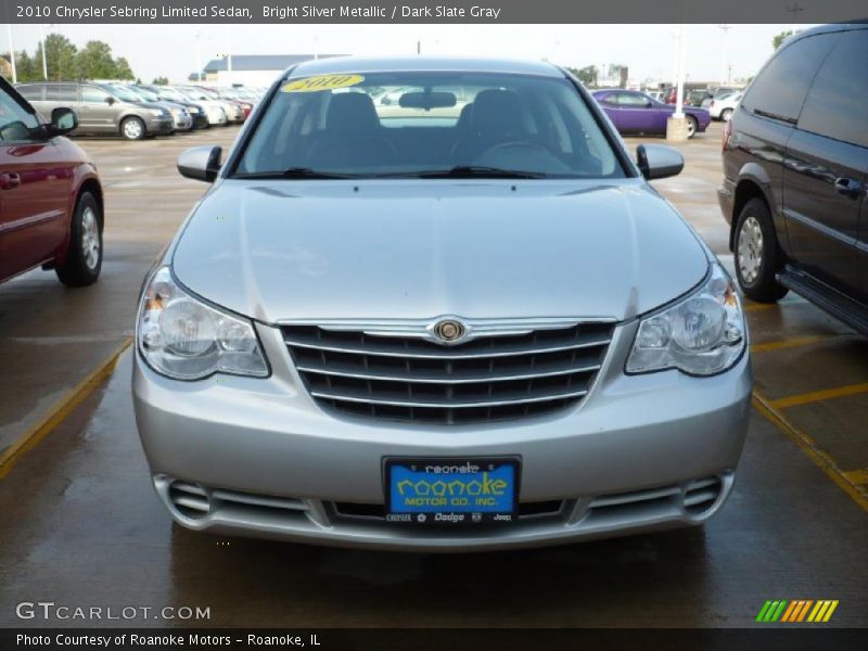 Bright Silver Metallic / Dark Slate Gray 2010 Chrysler Sebring Limited Sedan