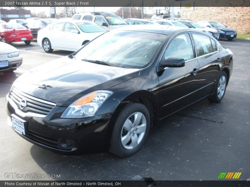 Super Black / Frost 2007 Nissan Altima 2.5 S