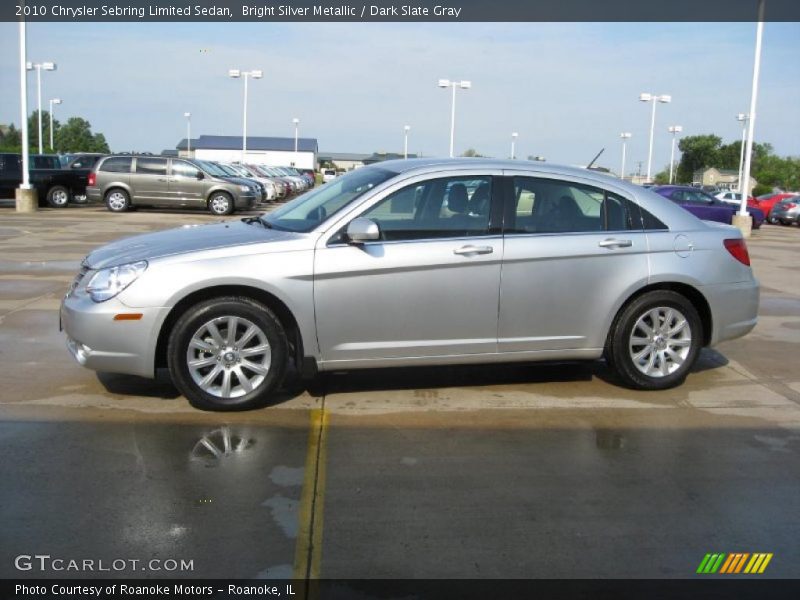 Bright Silver Metallic / Dark Slate Gray 2010 Chrysler Sebring Limited Sedan