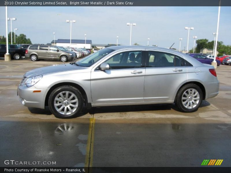 Bright Silver Metallic / Dark Slate Gray 2010 Chrysler Sebring Limited Sedan