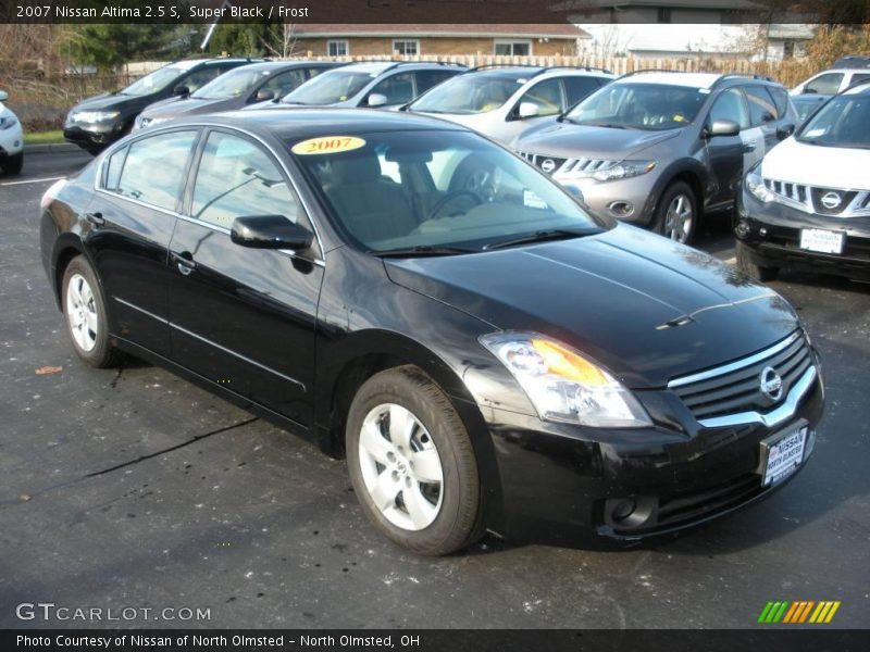 Super Black / Frost 2007 Nissan Altima 2.5 S
