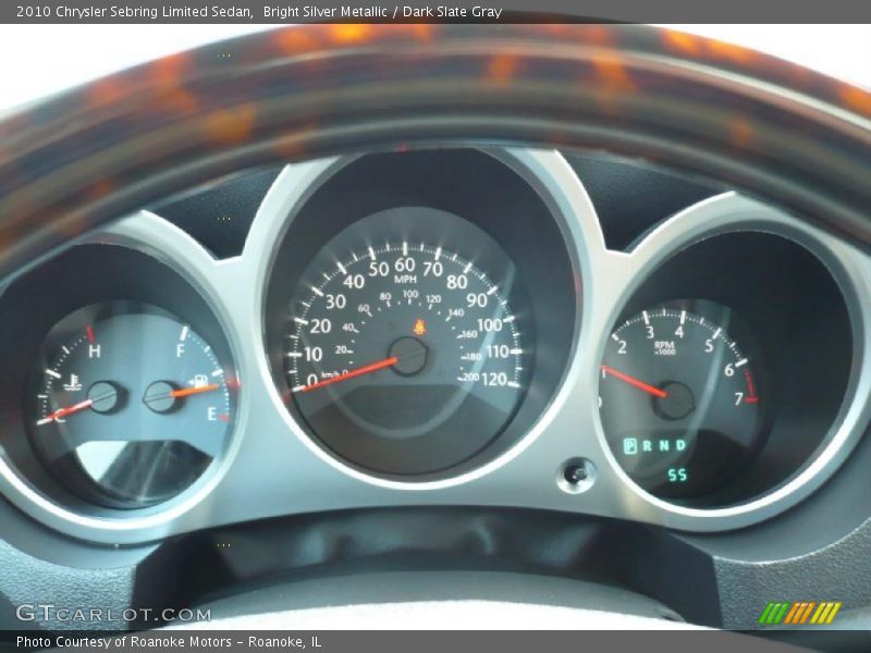 Bright Silver Metallic / Dark Slate Gray 2010 Chrysler Sebring Limited Sedan