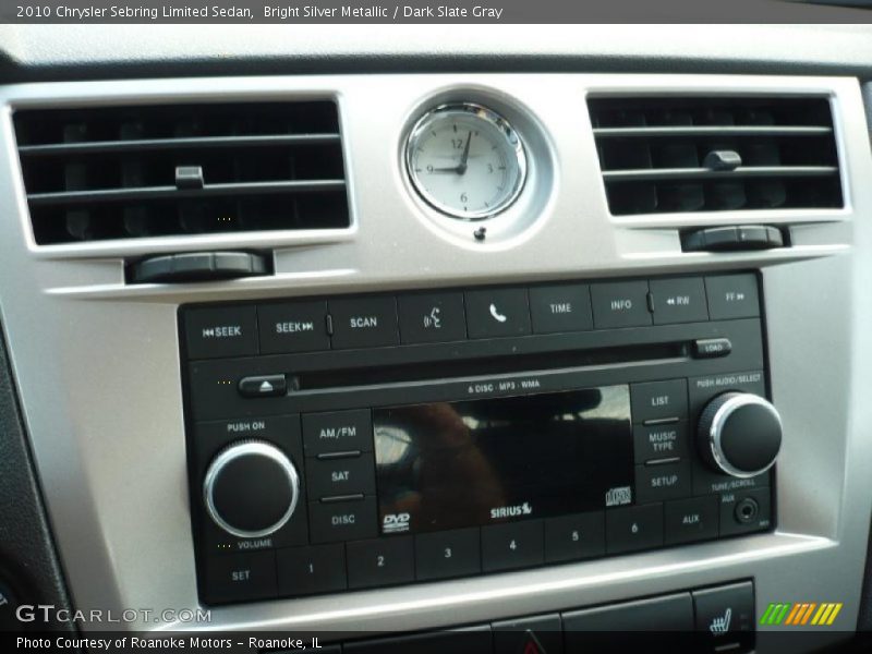 Bright Silver Metallic / Dark Slate Gray 2010 Chrysler Sebring Limited Sedan