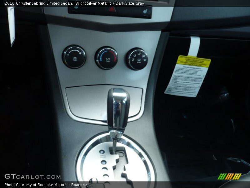 Bright Silver Metallic / Dark Slate Gray 2010 Chrysler Sebring Limited Sedan
