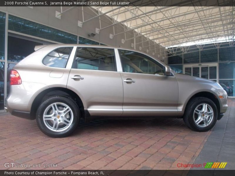 Jarama Beige Metallic / Sand Beige Full Leather 2008 Porsche Cayenne S