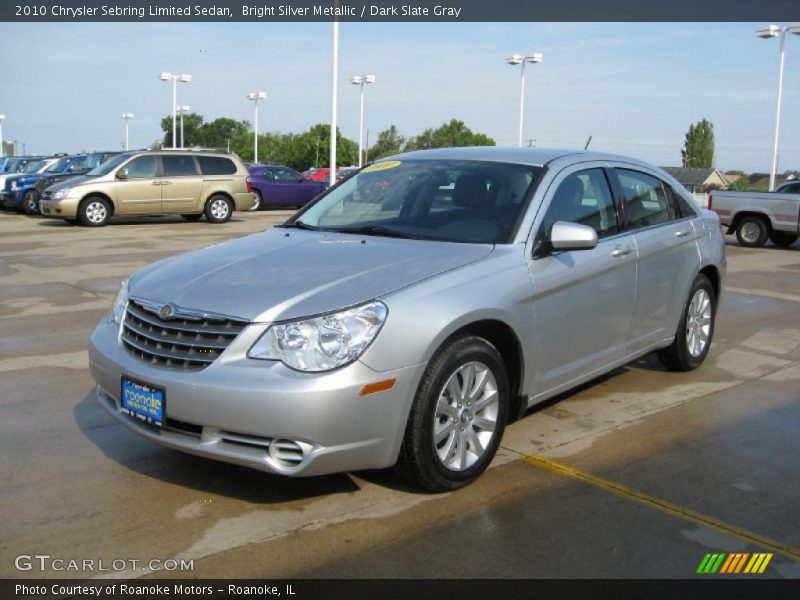 Bright Silver Metallic / Dark Slate Gray 2010 Chrysler Sebring Limited Sedan