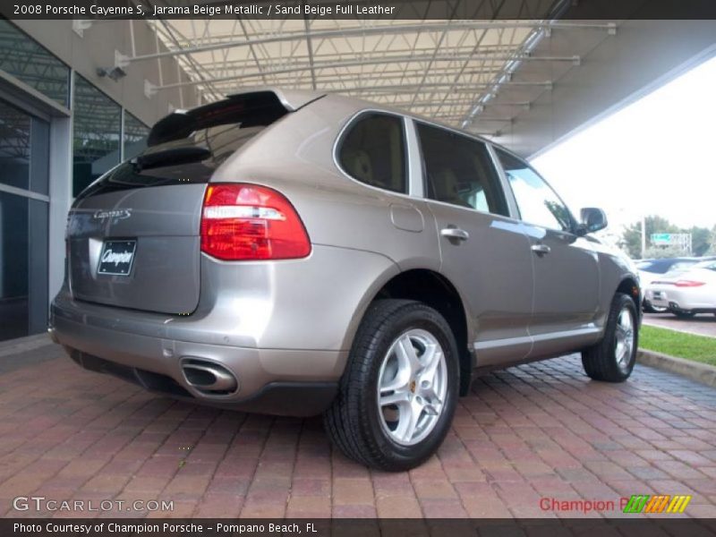 Jarama Beige Metallic / Sand Beige Full Leather 2008 Porsche Cayenne S