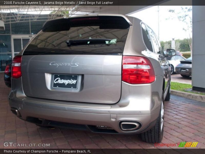 Jarama Beige Metallic / Sand Beige Full Leather 2008 Porsche Cayenne S