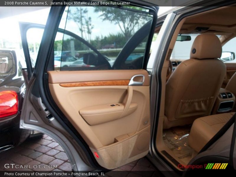 Jarama Beige Metallic / Sand Beige Full Leather 2008 Porsche Cayenne S
