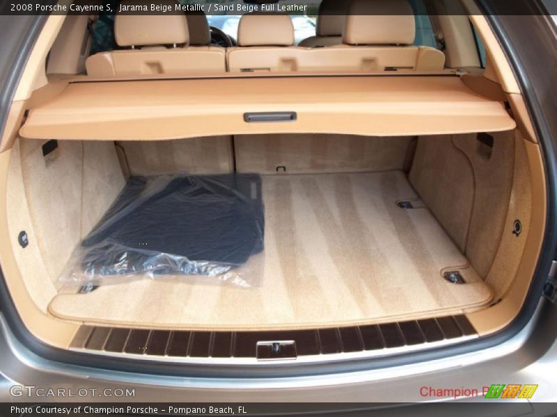 Jarama Beige Metallic / Sand Beige Full Leather 2008 Porsche Cayenne S