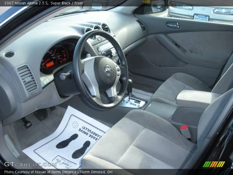 Super Black / Frost 2007 Nissan Altima 2.5 S
