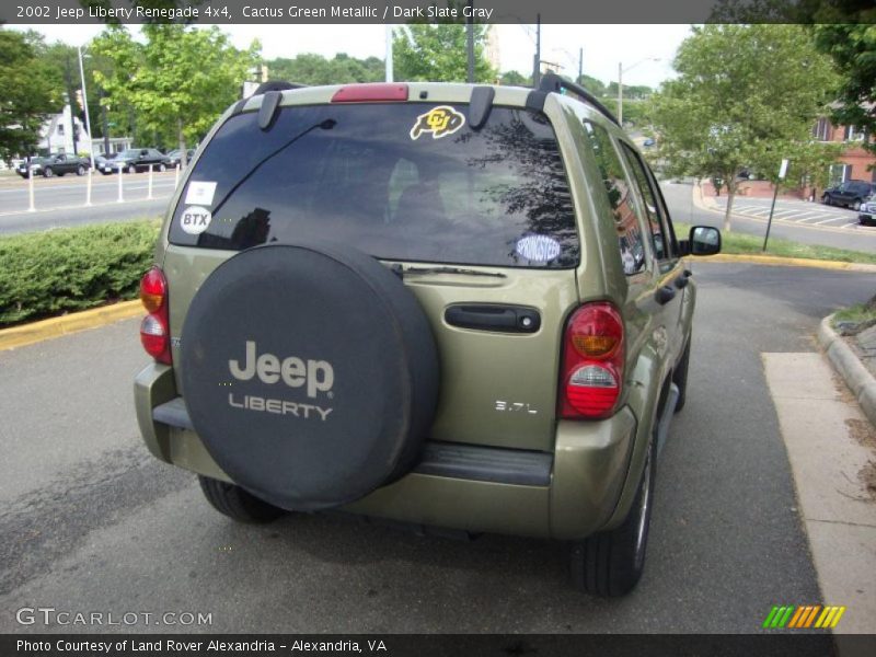 Cactus Green Metallic / Dark Slate Gray 2002 Jeep Liberty Renegade 4x4