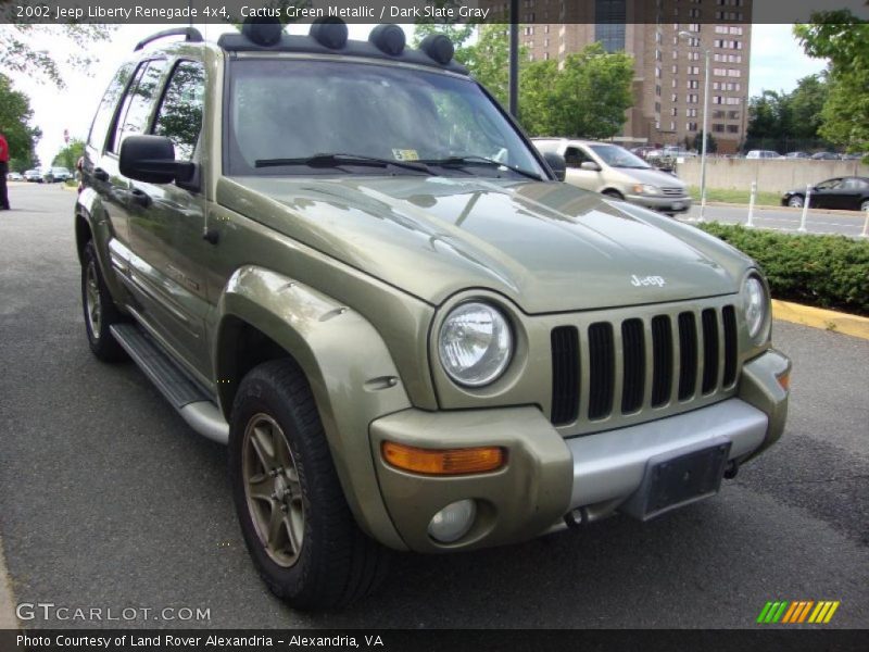Cactus Green Metallic / Dark Slate Gray 2002 Jeep Liberty Renegade 4x4
