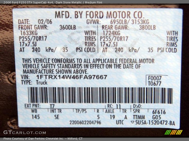 Dark Stone Metallic / Medium Flint 2006 Ford F150 STX SuperCab 4x4