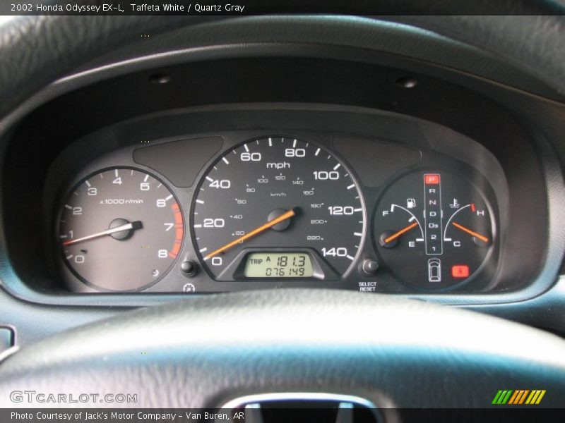 Taffeta White / Quartz Gray 2002 Honda Odyssey EX-L