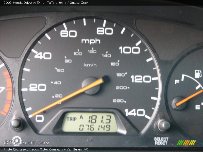 Taffeta White / Quartz Gray 2002 Honda Odyssey EX-L