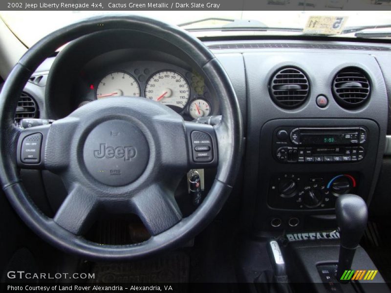 Cactus Green Metallic / Dark Slate Gray 2002 Jeep Liberty Renegade 4x4