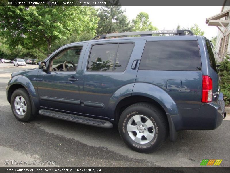 Silverton Blue Pearl / Desert 2006 Nissan Pathfinder SE 4x4