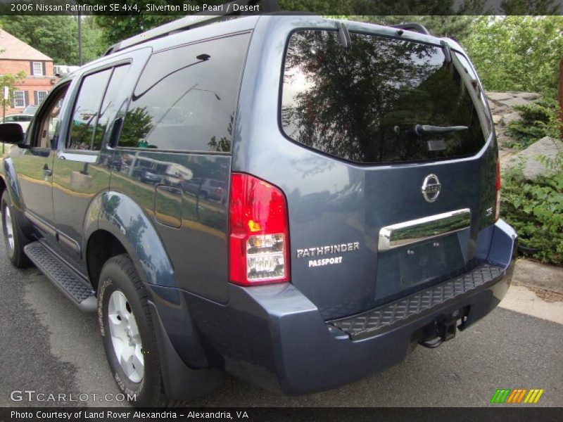 Silverton Blue Pearl / Desert 2006 Nissan Pathfinder SE 4x4
