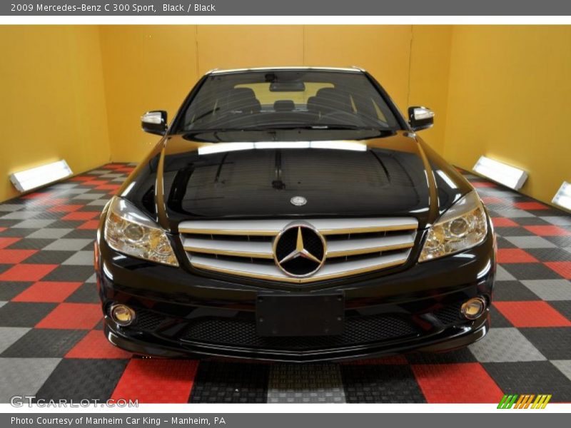 Black / Black 2009 Mercedes-Benz C 300 Sport