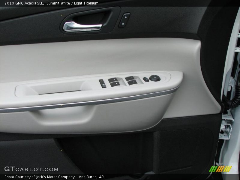 Summit White / Light Titanium 2010 GMC Acadia SLE