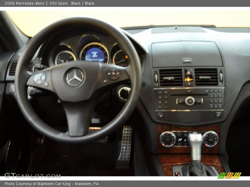 Black / Black 2009 Mercedes-Benz C 300 Sport