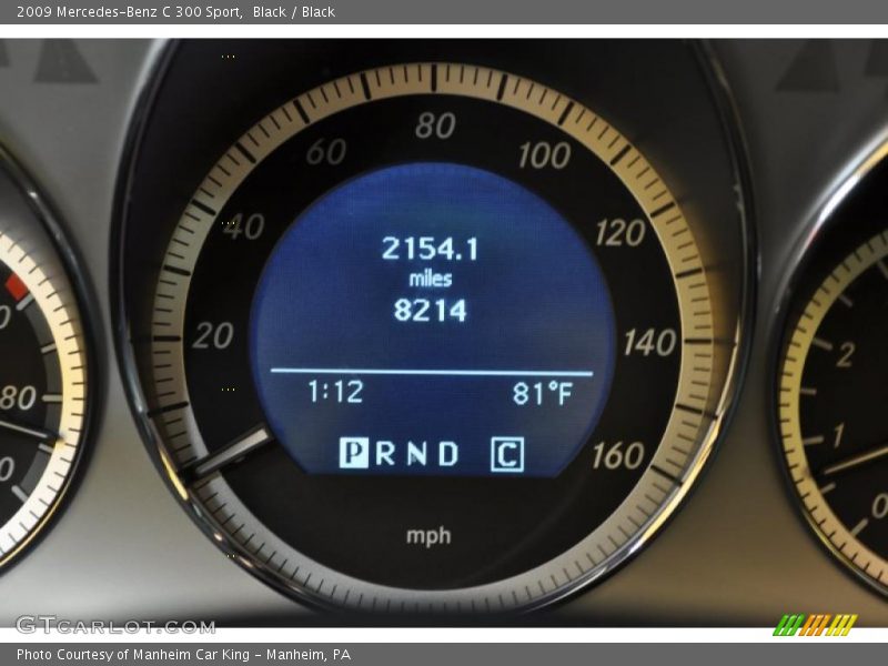 Black / Black 2009 Mercedes-Benz C 300 Sport