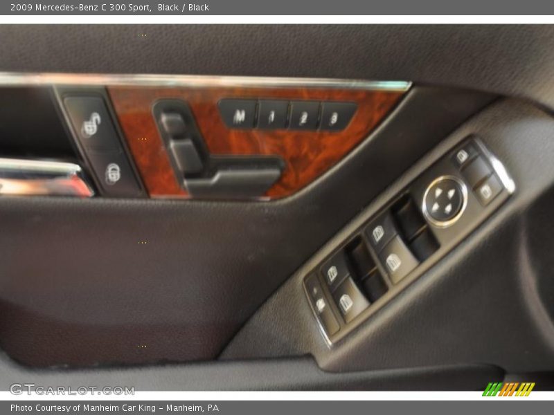 Black / Black 2009 Mercedes-Benz C 300 Sport