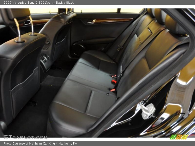 Black / Black 2009 Mercedes-Benz C 300 Sport