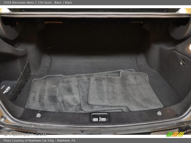 Black / Black 2009 Mercedes-Benz C 300 Sport