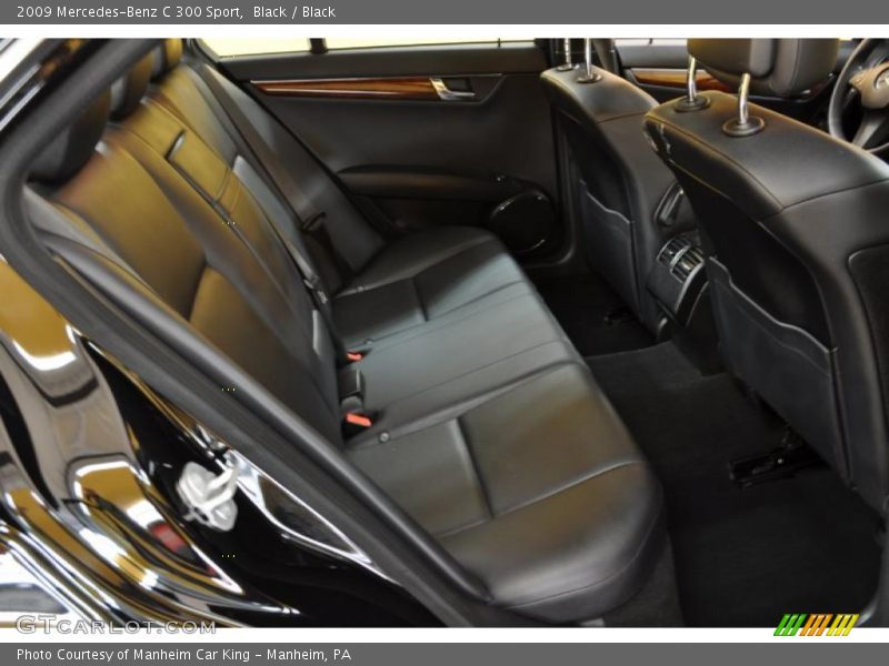 Black / Black 2009 Mercedes-Benz C 300 Sport