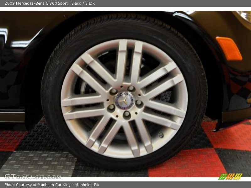 Black / Black 2009 Mercedes-Benz C 300 Sport