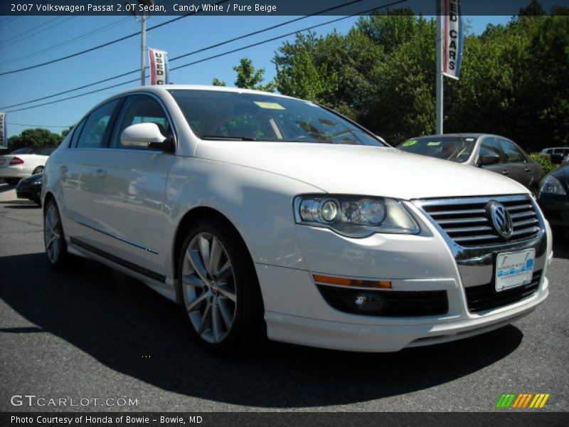 Candy White / Pure Beige 2007 Volkswagen Passat 2.0T Sedan