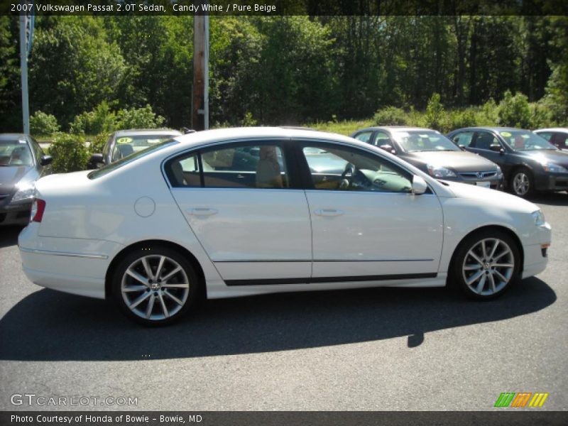 Candy White / Pure Beige 2007 Volkswagen Passat 2.0T Sedan