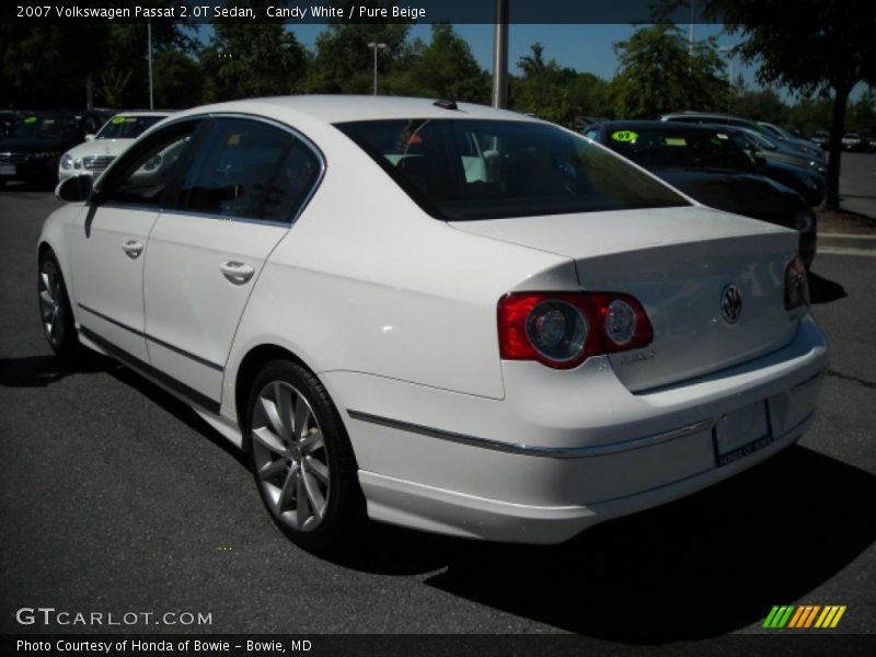 Candy White / Pure Beige 2007 Volkswagen Passat 2.0T Sedan