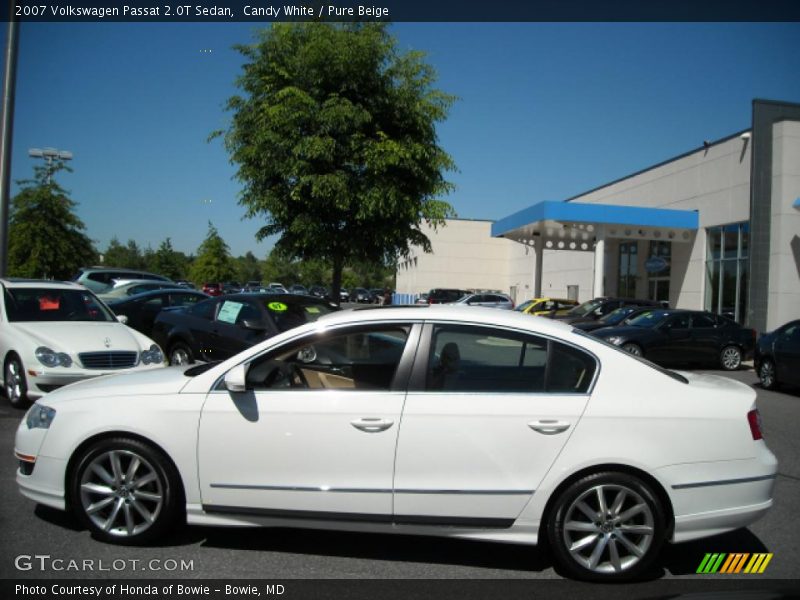 Candy White / Pure Beige 2007 Volkswagen Passat 2.0T Sedan