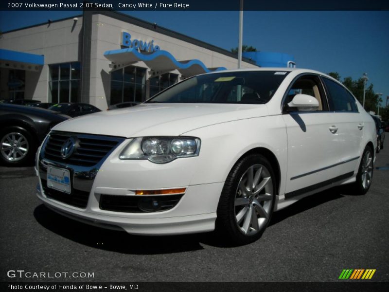 Candy White / Pure Beige 2007 Volkswagen Passat 2.0T Sedan